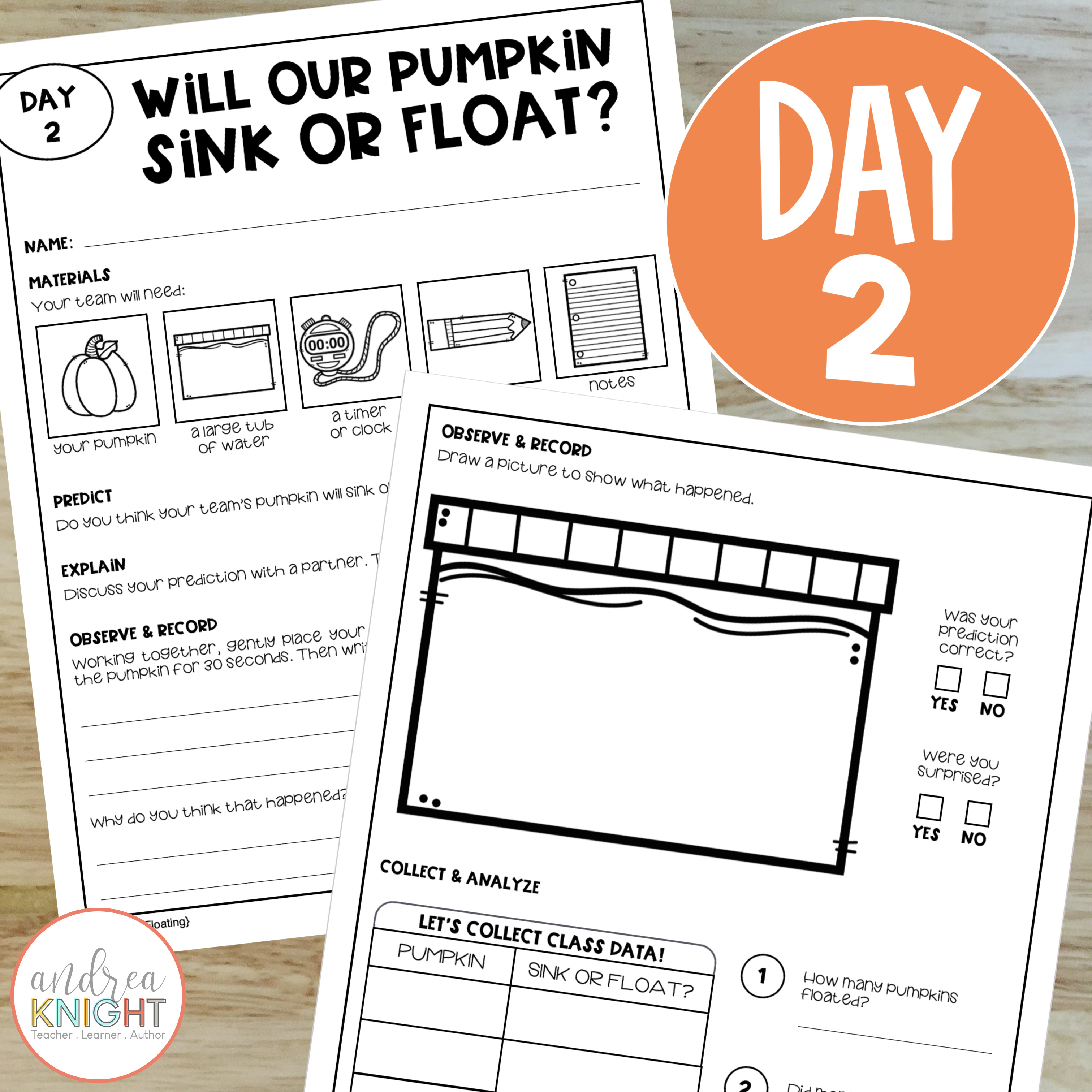 Pumpkin Math and Science Activities for Kids - Andrea Knight