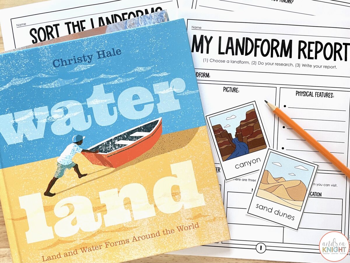 Landforms ideas for second grade teachers.