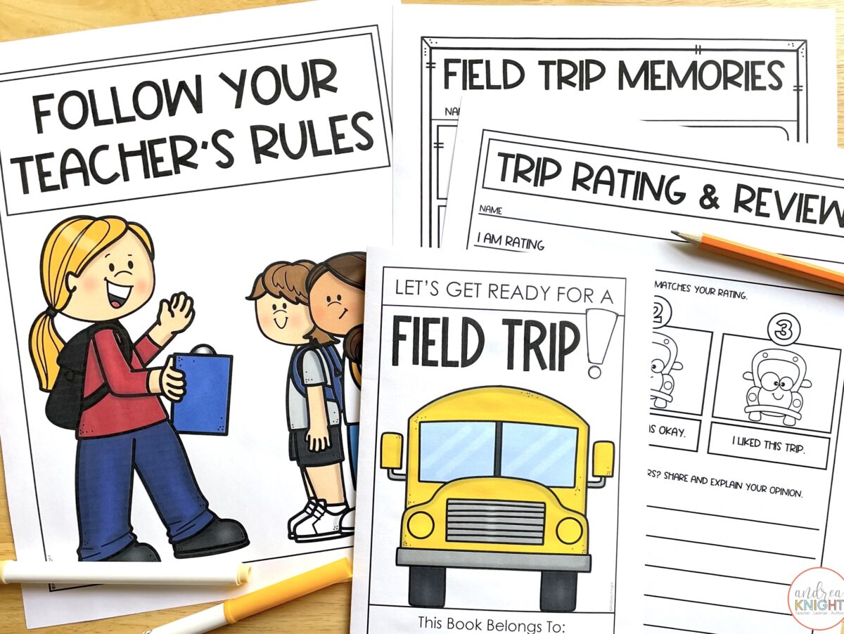 Plan a successful outing with these field trip readiness and reflection activities for kindergarten and first grade children.