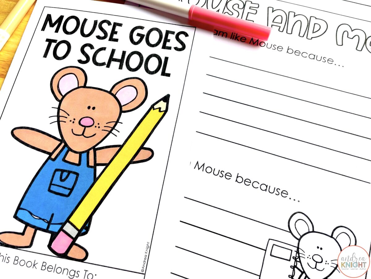 If You Take a Mouse to School Activities for Kindergarten and First Grade - A Fun Way to Start the New School Year