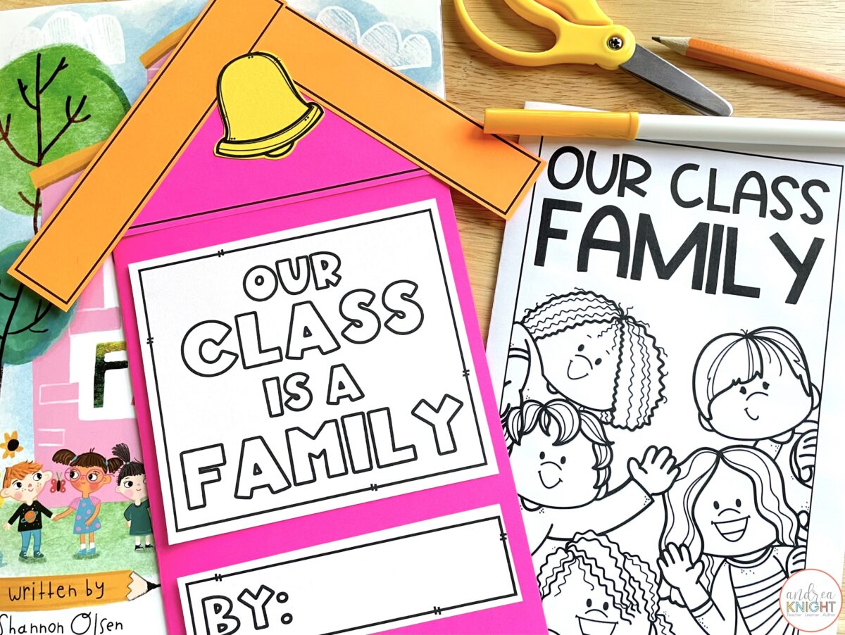 These activities are great for the first week of school and help extend the story, Our Class Is a Family by Shannon Olsen.