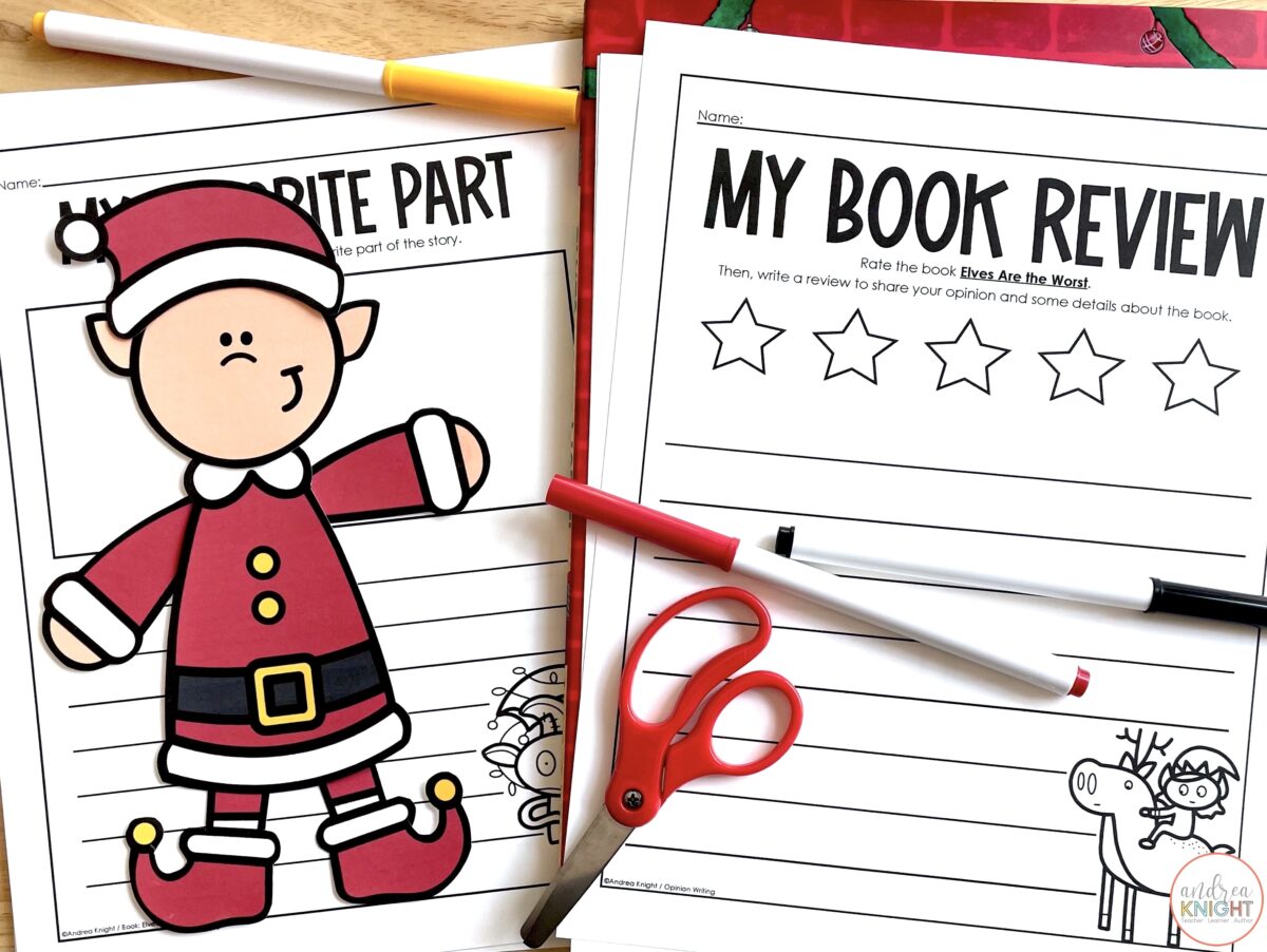 Plan for these fun activities that are connected to the picture book Elves Are the Worst by Alex Willan. The set includes comprehension worksheets aligned with standards, as well as two elf art projects to choose from.