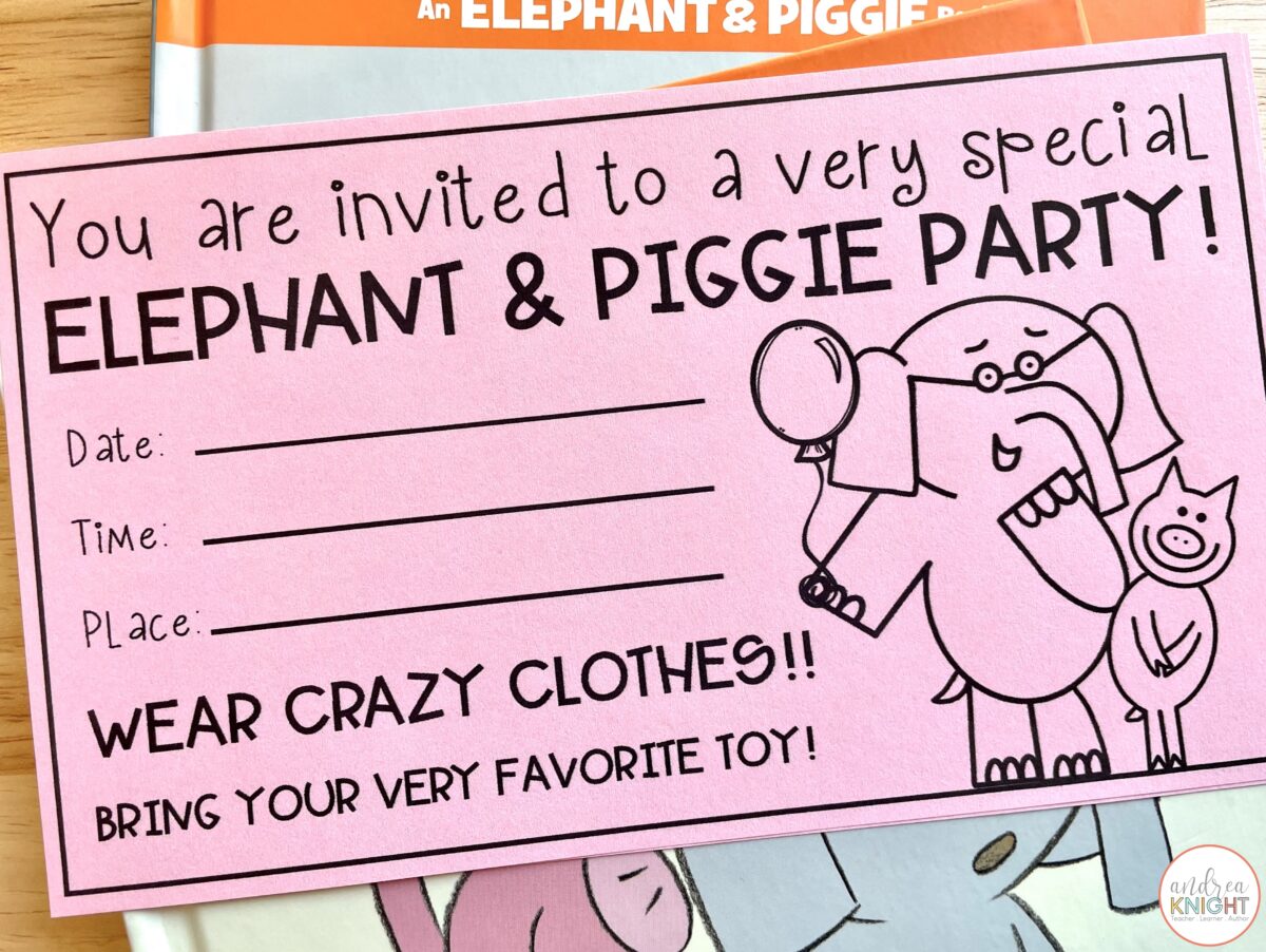 Elephant and Piggie Party